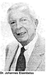 Dr. Johannes Eisenbeiss. Quelle: Archiv der Landeszeitung Lüneburg
